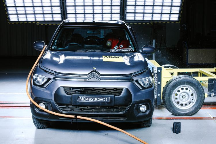 Hasil tes tabrak Citroen E-C3 oleh Global NCAP