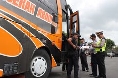 Razia Kendaraan di Magelang, Sopir Bus Dihukum 