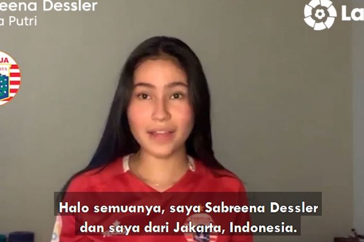 Pemain Persija Putri, Sabreena Dessler, turut memberikan ucapan Hari Kartini dan memberikan dukungan di tengah pandemi virus corona pada video kolaborasi pesepak bola wanita Indonesia dan juga Spanyol.