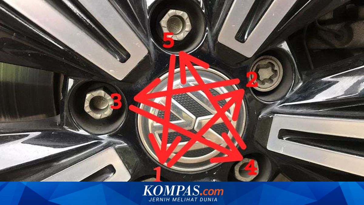 Alasan Kenapa Mengencangkan Mur Roda Mobil Harus Menyilang