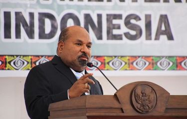 Gubernur Papua Lukas Enembe. 