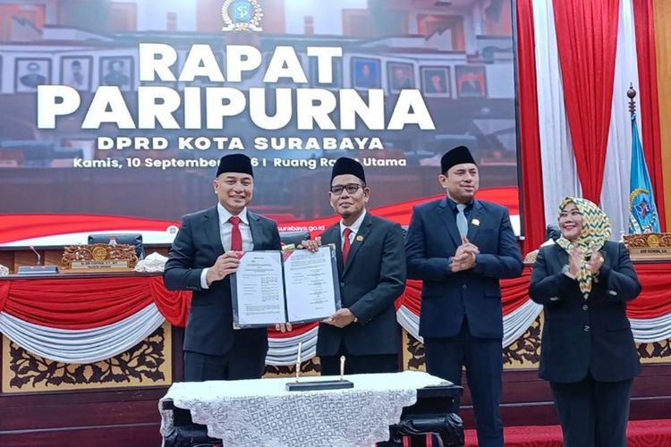 DPRD dan Pemkot Surabaya Sepakati P-APBD 2026, Anggaran Pendidikan dan Penanganan Banjir Diperkuat
