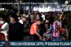 Satpol PP Bubarkan PKL di Jatinegara karena Timbulkan Kerumunan dan Abaikan Prokes