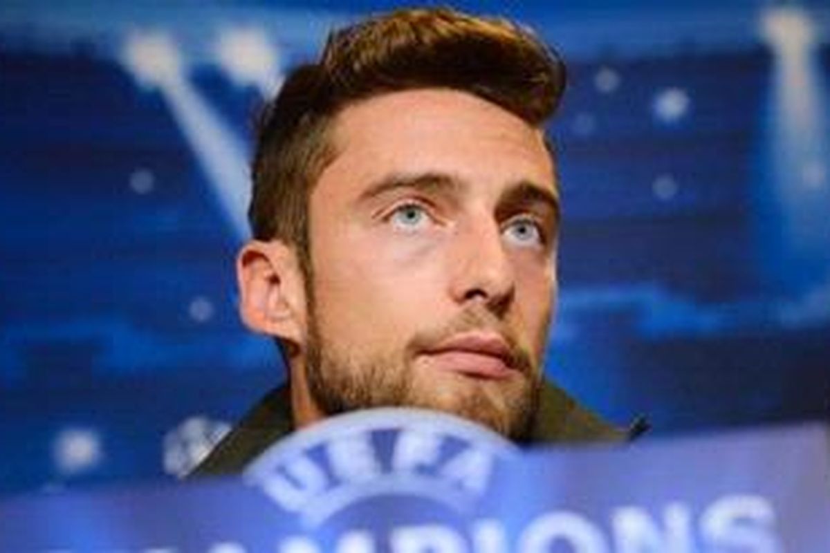 Gelandang Juventus, Claudio Marchisio.