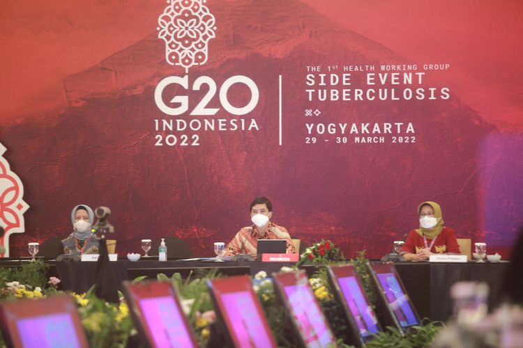 Wakil Menteri Kesehatan Dante Saksono Harbuwono turut menghadiri Side Event Tuberkulosis G20 Indonesia di Yogyakarta. 