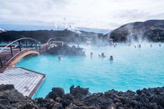 Blue Lagoon di Islandia Dievakuasi akibat Letusan Gunung Berapi