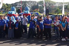 HUT Ke-29 Arema, PNS Kota Malang Berdinas dengan Kostum 