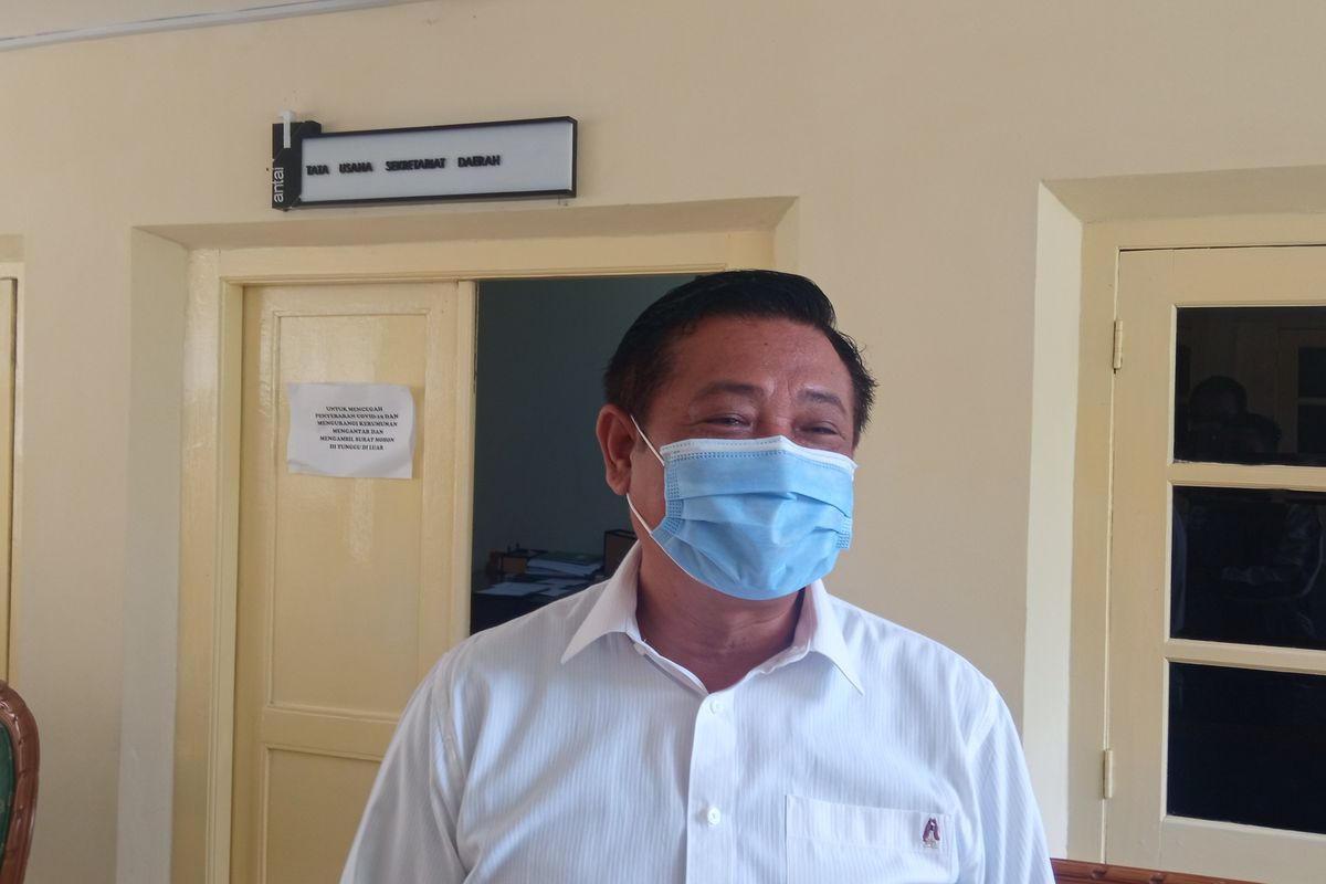 Sekda DIY Kadarmanta Baskara Aji, ditemui di kantornya Rabu (7/4/2021)