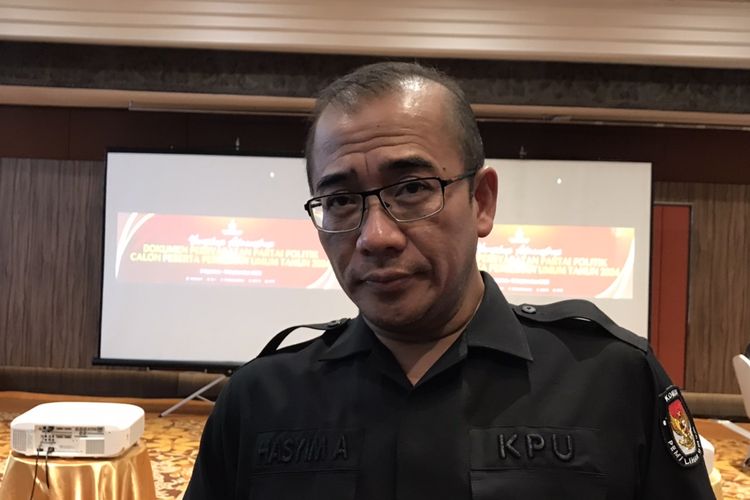 Ketua Komisi Pemilihan Umum (KPU) Hasyim Asyari ditemui di Hotel Borobudur, Jakarta Pusat, Minggu (7/8/2022).