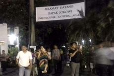 Jokowi Tak Kunjung Datang, Jemaat Gereja Katedral Bubar