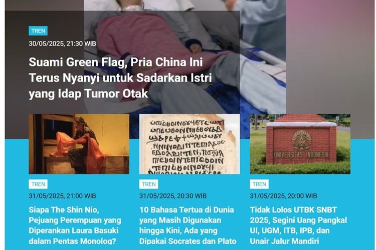 [POPULER TREN] Pria di China Terus Bernyanyi untuk Sadarkan Istri | Bibit Siklon Tropis 91W Muncul Lagi