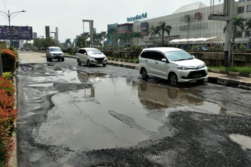 5,62 Kilometer Jalan di Kota Bekasi Rusak Berat