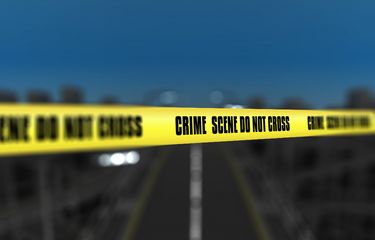 Ilustrasi garis polisi