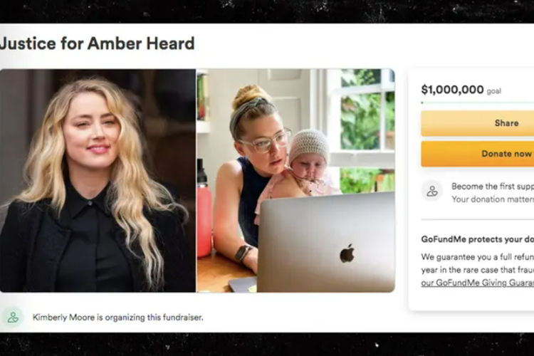 Oknum yang disebut mengatasnamakan Amber Heard untuk donasi