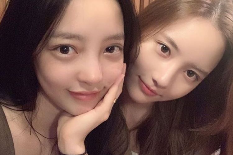 Goo Hara dan sahabatnya, Han Seo Hee