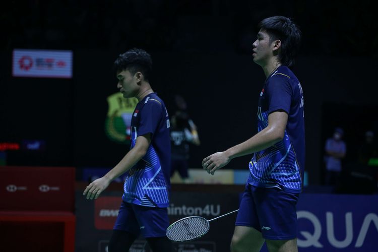 FOTO STOK: Ganda putra Indonesia, Leo Rolly Carnando dan Daniel Marthin. Terkini, Leo/Daniel langsung tersingkir dalam babak pertama atau 32 besar Korea Open 2023 pada Selasa (18/7/2023).