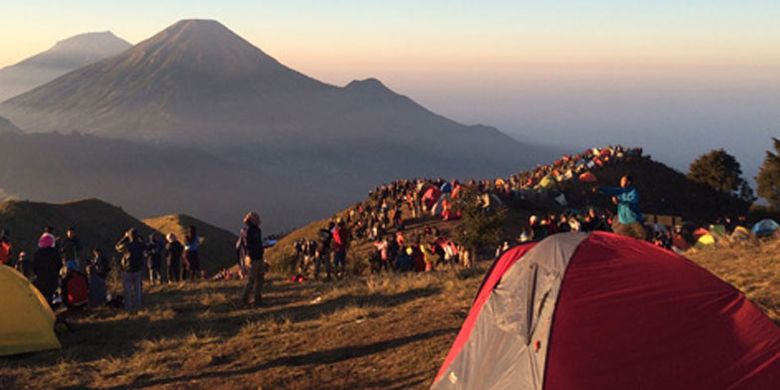 Gunung Prau di Dieng.