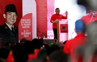 Di Hadapan Hasto, DPC PDI-P Tangsel Targetkan Kemenangan Ganjar ...