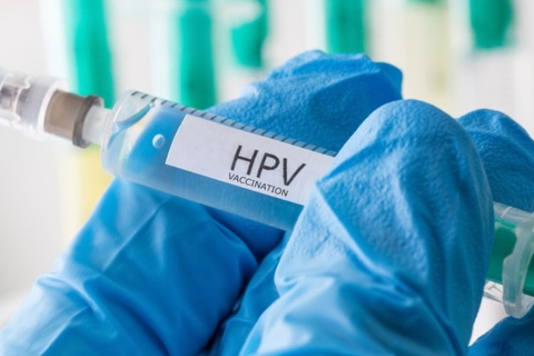 Ilustrasi vaksin HPV. 
