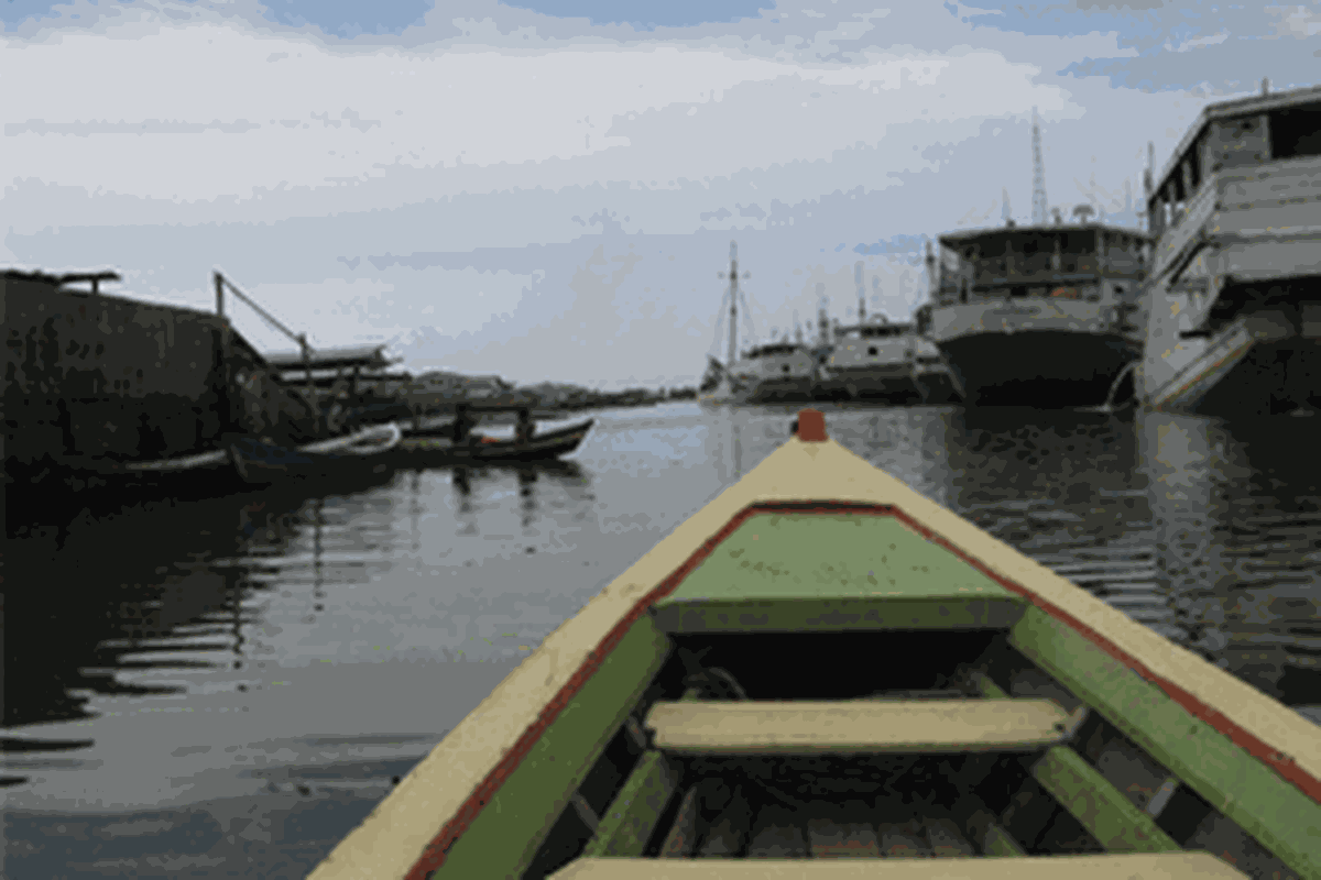 Pelabuhan Sunda Kelapa sekarang banyak disinggahi kapal-kapal kayu dari Kalimantan dan Sulawesi.