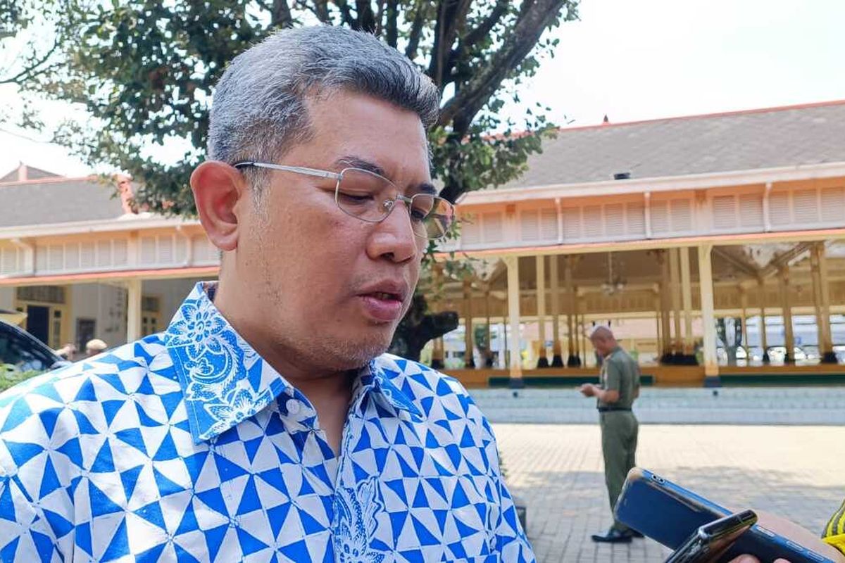 Noor Iza saat sitemui di Kompleks kepatihan kota Yogyakarta, Senin (4/9/2023)