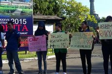 10 Orang Demo Tolak Kenaikan Harga BBM di Denpasar