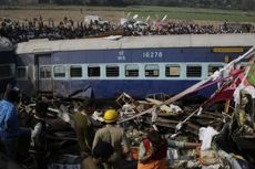 Korban Tewas akibat Kereta Anjlok di India Bertambah Jadi 119 Orang
