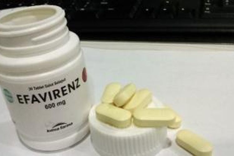 Obat ARV jenis Efavirenz buatan PT.Kimia Farma