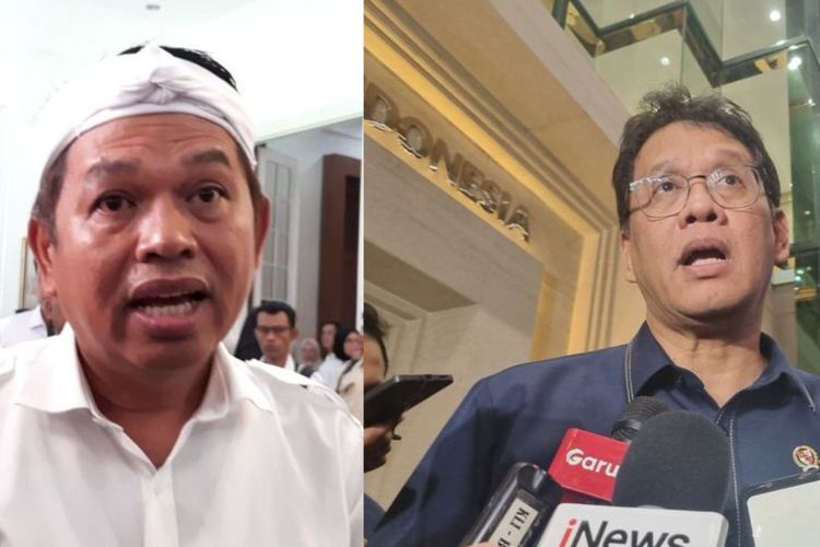 Gubernur Jawa Barat Dedi Mulyadi dan Menteri Keuangan Purbaya Yudhi Sadewa