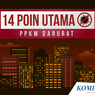 INFOGRAFIK: 14 Poin Aturan PPKM Darurat Jawa-Bali