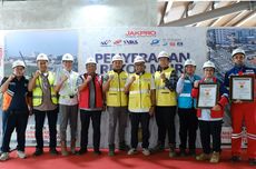 Berkat Proyek LRT Jakarta Fase 1B, Waskita Karya Raih 2 Rekor MURI