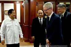 Usai Bertemu Jokowi, CEO Apple Temui Prabowo di Kemenhan