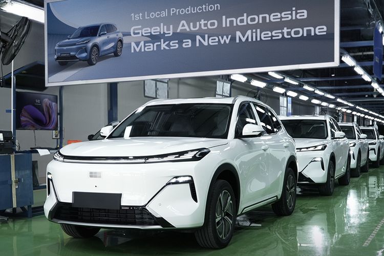 Geely mulai produksi lokal produknya di pabrikan Handal