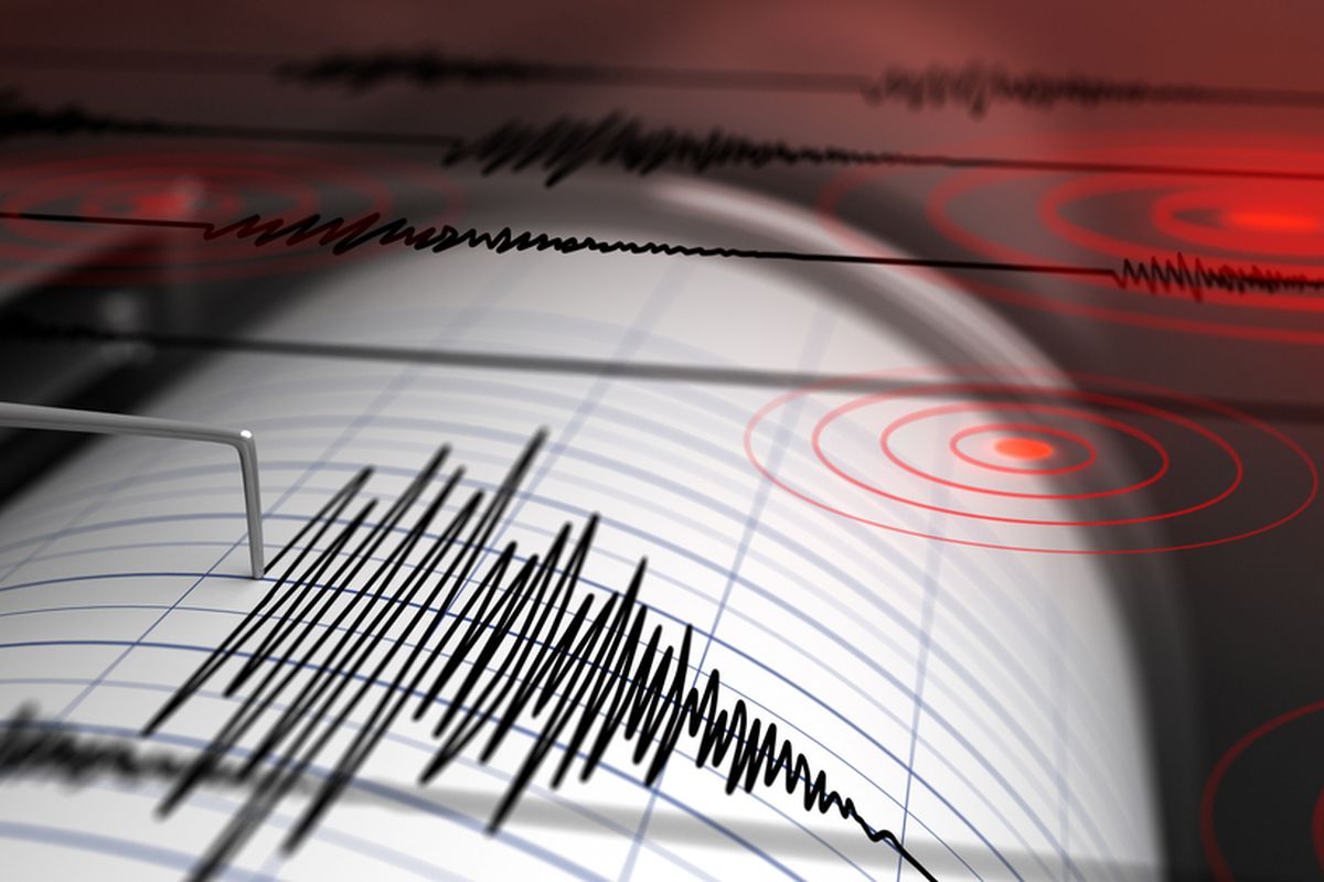 Ilustrasi gempa.