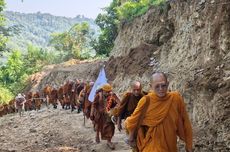 Memaknai Tradisi Thudong, Lebih dari Sekadar Jalan Kaki