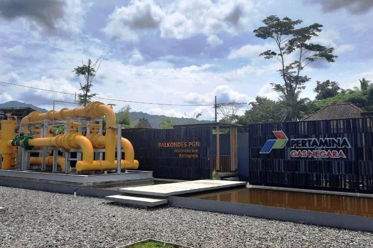 Balkondes Gasblock yang dibangun PT. PGN Tbk di Desa Karangrejo, Kecamatan Borobudur, Kabupaten Magelang, Jawa Tengah, Sabtu (5/11/2022)