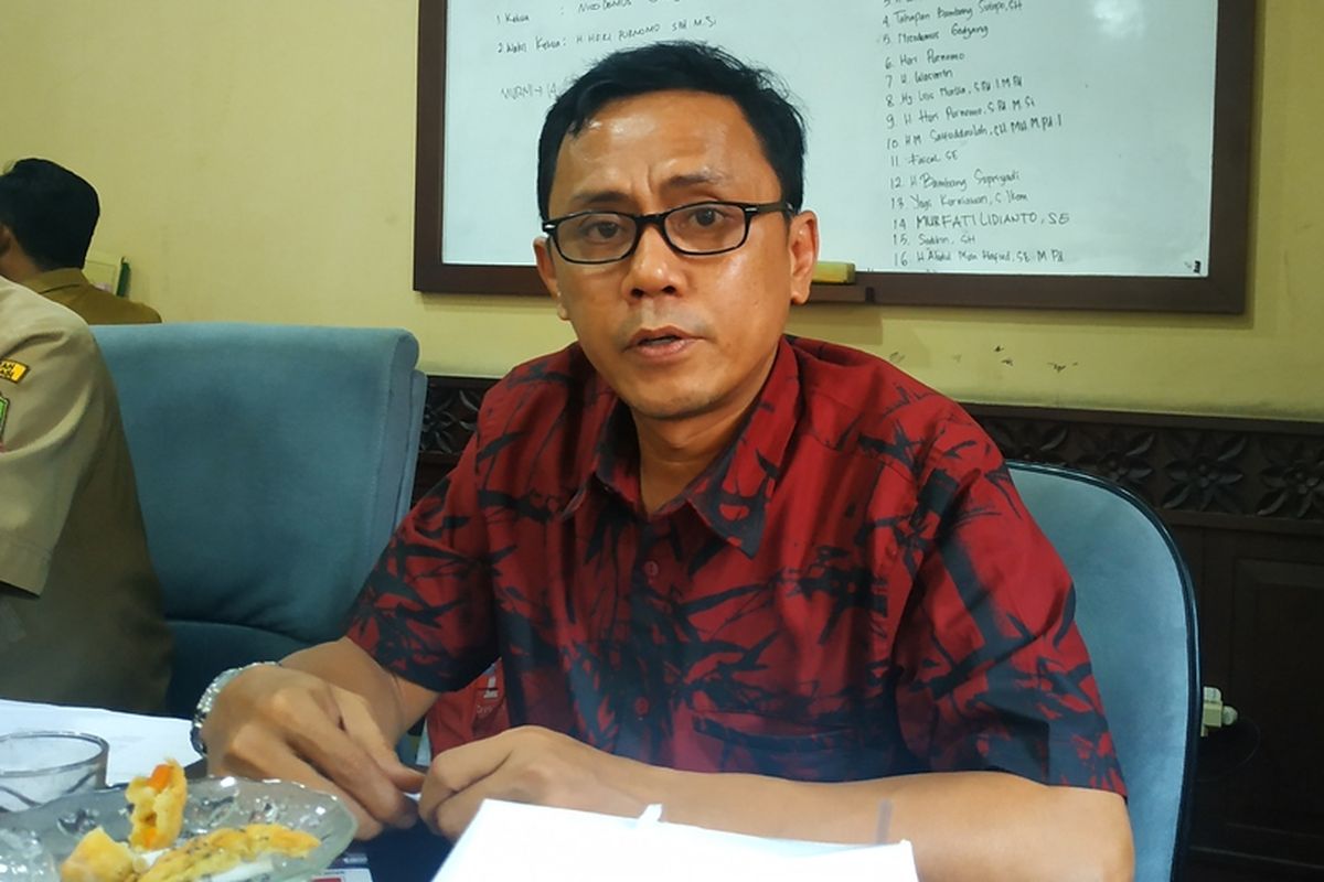 Ketua Badan Pembentukan Peraturan Daerah (Bapperda) DPRD Kota Bekasi, Nicodemus Godjang.