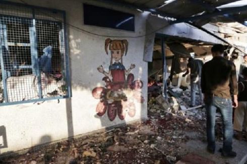 Para Guru Mogok Kerja, Ribuan Siswa di Jalur Gaza Telantar