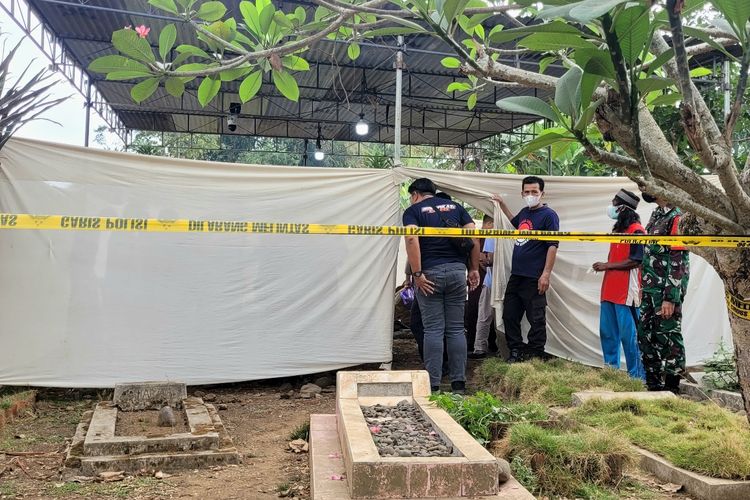 Makam Siswa SMP Terduga Korban Penganiayaan Pembubaran Balap Liar di Banyumas Dibongkar
