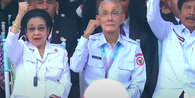 Megawati dan Try Sutrisno Duduk Bersebelahan di Upacara Hari Lahir Pancasila