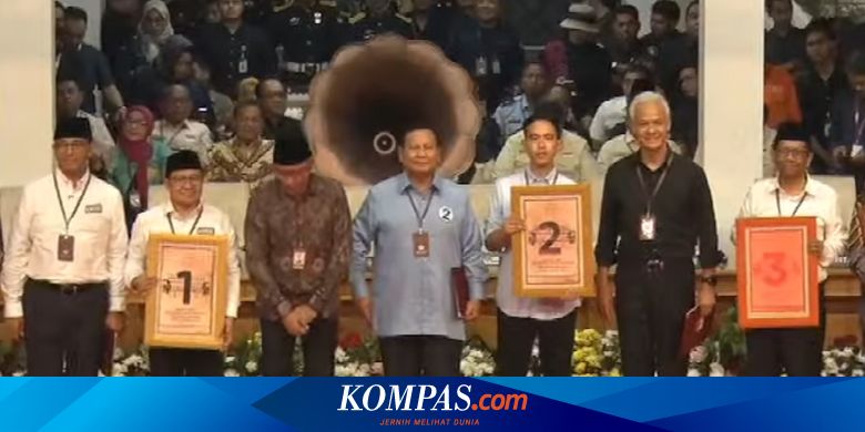 Pilpres 2024: Anies-Muhaimin Nomor Urut 1, Prabowo-Gibran Nomor Urut 2, Ganjar-Mahfud Nomor Urut 3