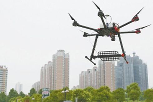 Di China, Drone Cegah Murid Mencontek