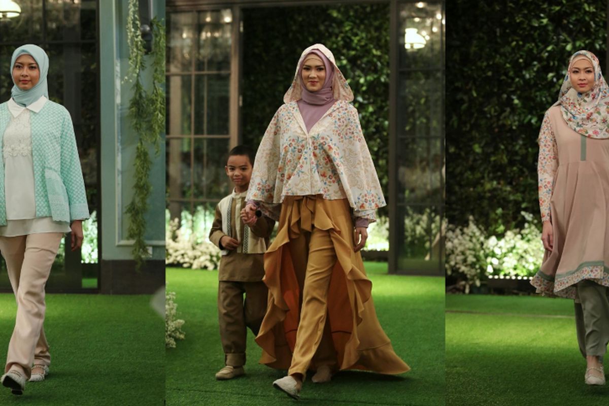 Koleksi modest wear siap pakai dari label Mandjha Hijab by Ivan Gunawan.