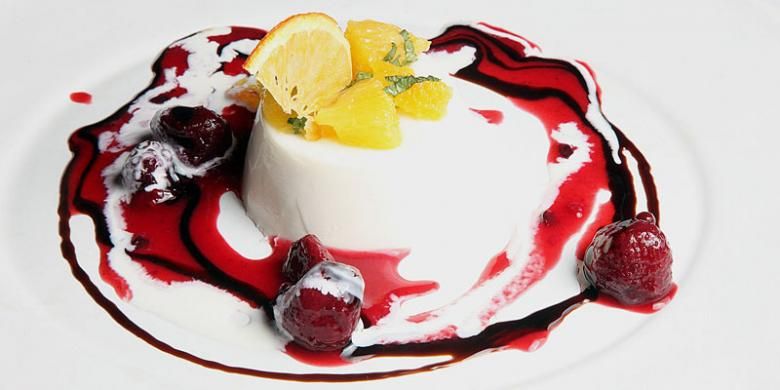 Vanilla Panna Cotta.