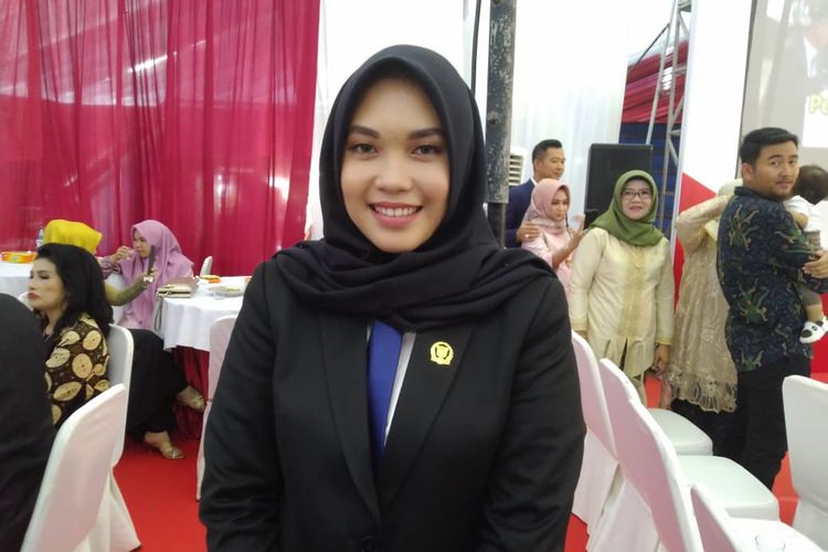 Shania Rizky Amalia Angota DPRD Samarinda termuda periode 2019-2024, Rabu (11/9/2019). 