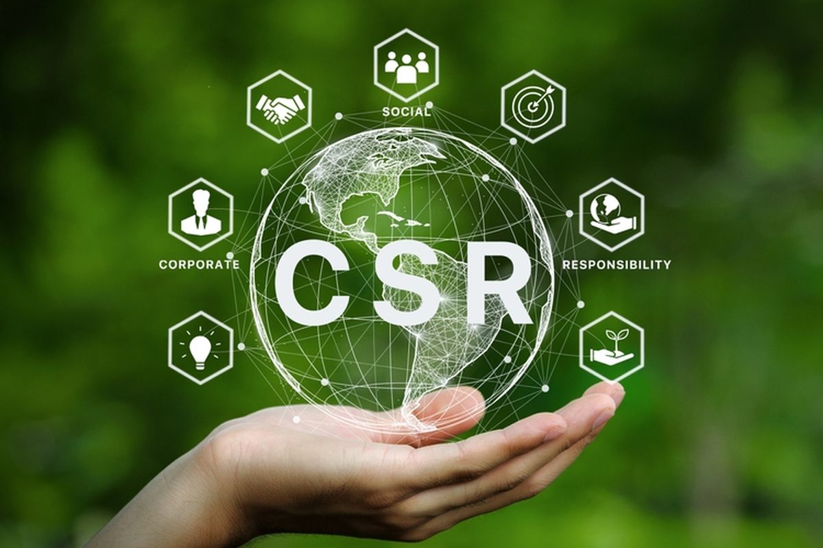 Ilustrasi program CSR atau Tanggung Jawab Sosial dan Lingkungan (TJSL) perusahaan.