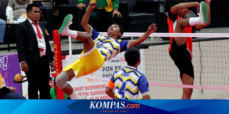 Tim Putra Raih Emas Sepak Takraw Jatim Pecah Telur Di Pon Papua Halaman All Kompas Com