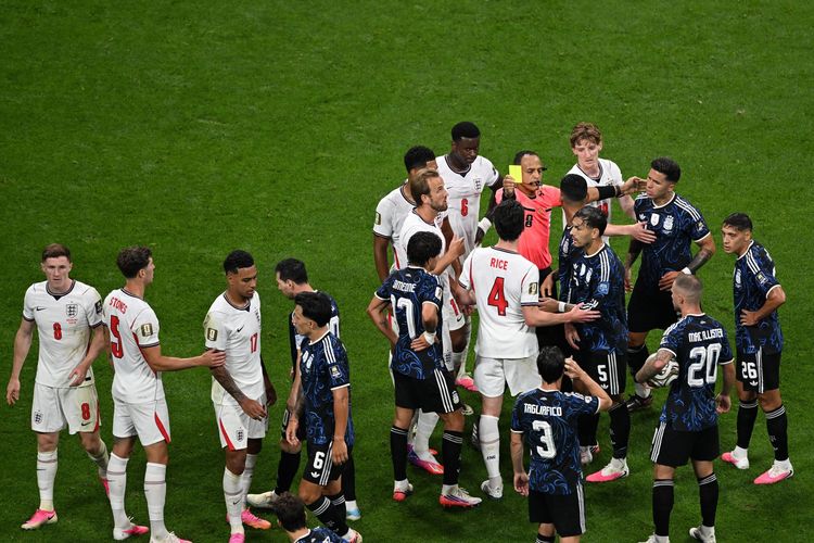 Kemarahan Legenda Serie A atas Wasit di Laga Inggris vs Argentina: Memalukan!
