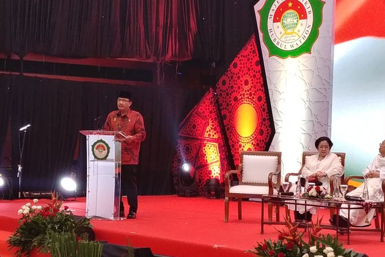 Kepala Badan Intelijen Negara Budi Gunawan dalam Halaqah Nasional Alim Ulama se-Indonesia di Jakarta, Kamis (13/7/2017).