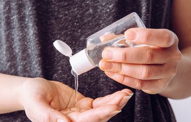 Ilustrasi hand sanitizer.